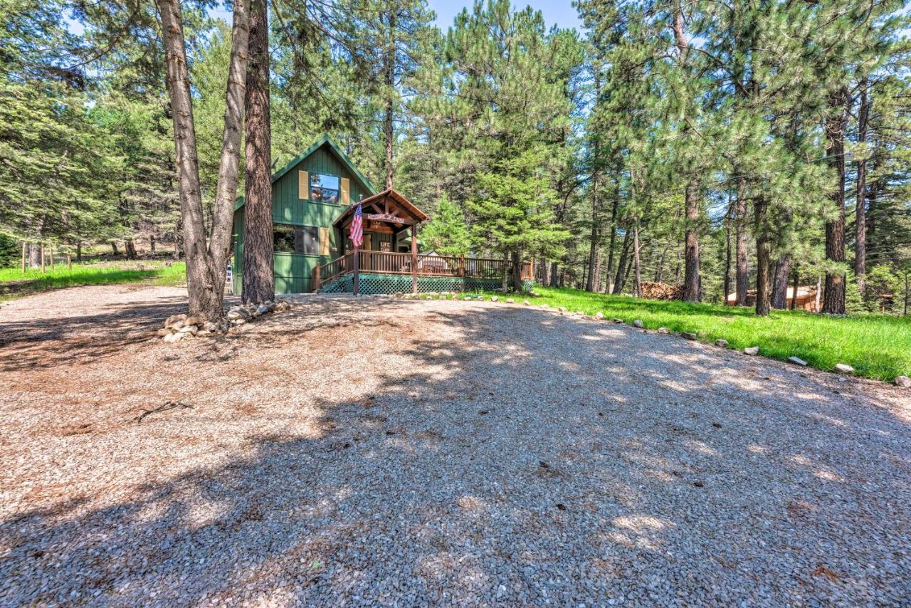 Casa Verde Cabin With Fire Pit 4 Mi To Ski Cloudcroft Exterior photo